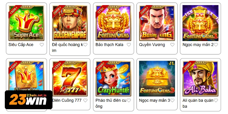 Màn chơi đặc biệt tại nổ hũ 23WIN để bạn giải trí